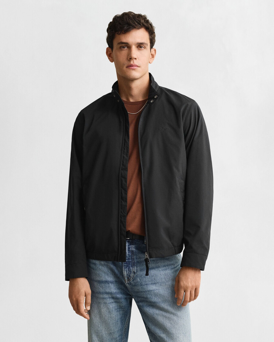 chaqueta harrington ligera - negra