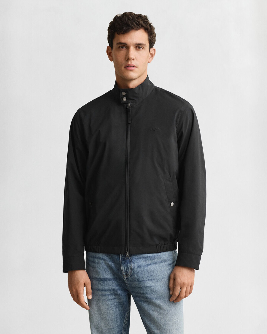 chaqueta harrington ligera - negra