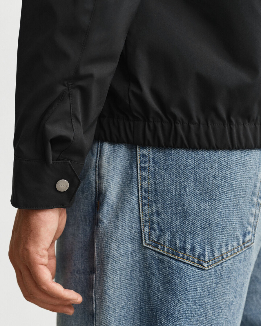 chaqueta harrington ligera - negra