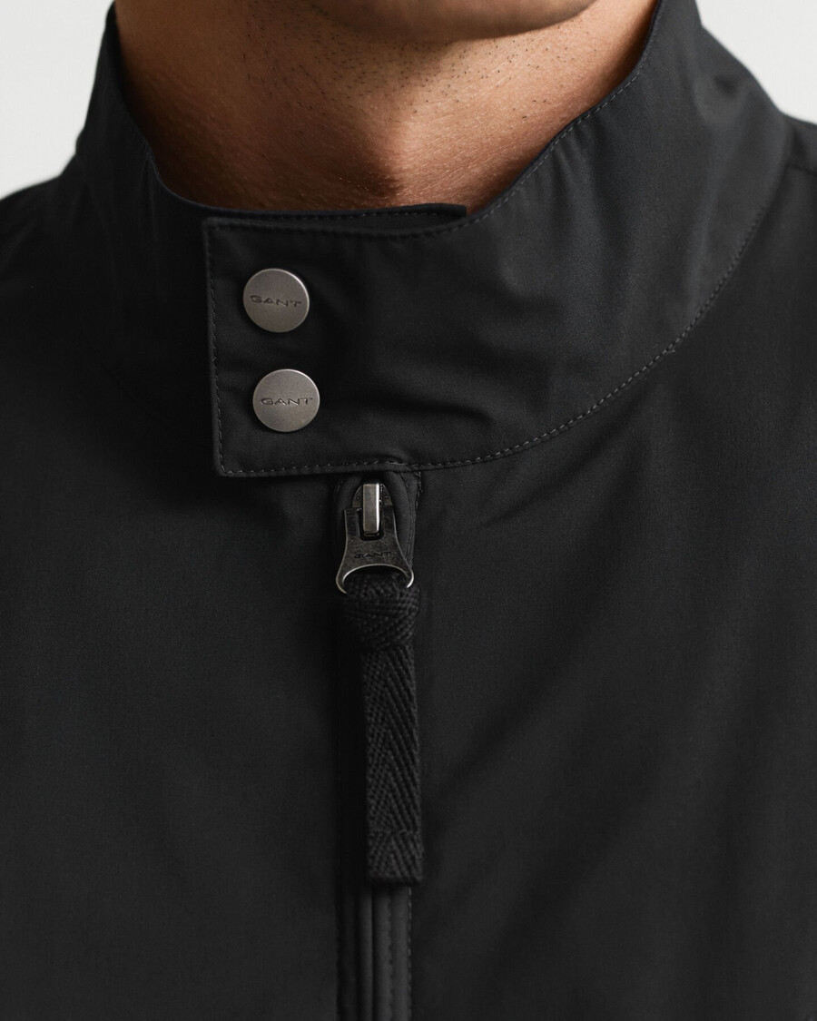 chaqueta harrington ligera - negra