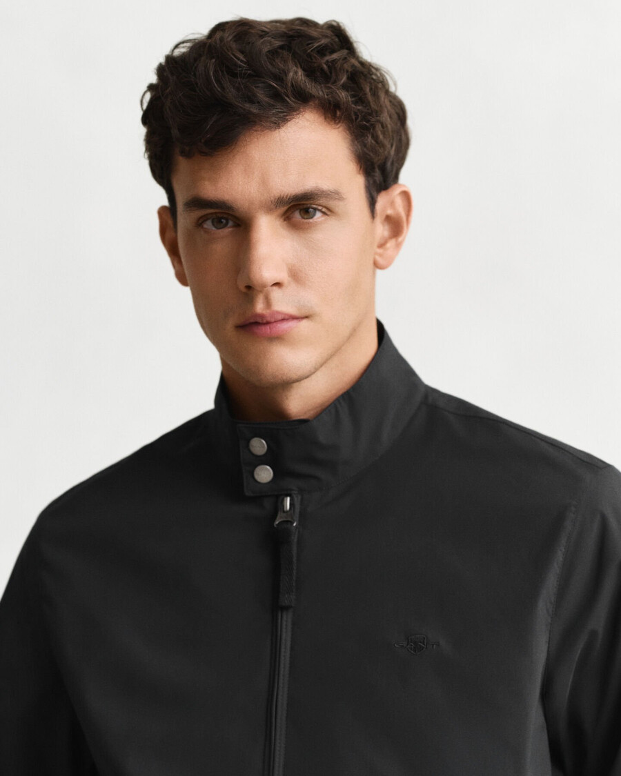 chaqueta harrington ligera - negra