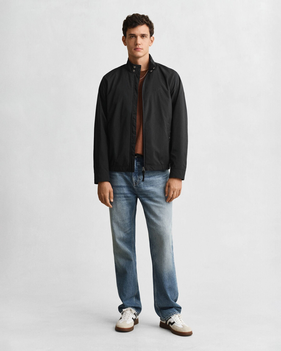 chaqueta harrington ligera - negra