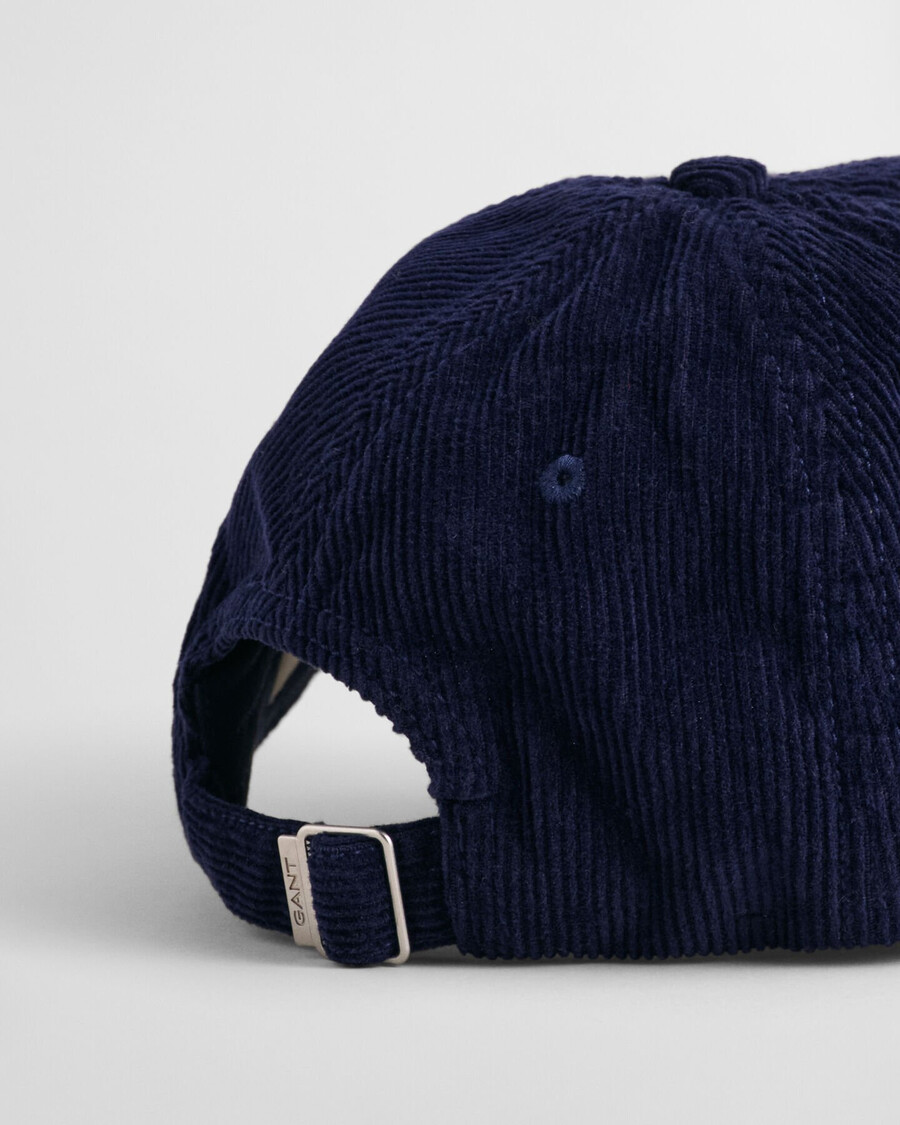 gorra de pana shield - marina