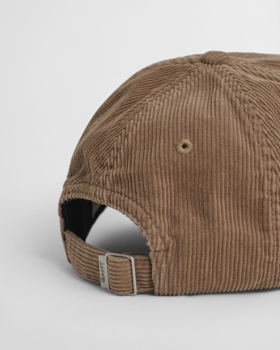 gorra de pana shield - caqui cálido