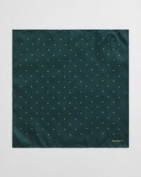 pañuelo de bolsillo con estampado de lunares - verde tartán