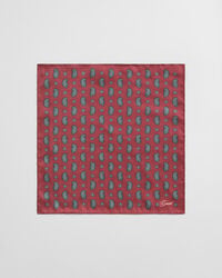 pañuelo de bolsillo de cachemira - plumped red