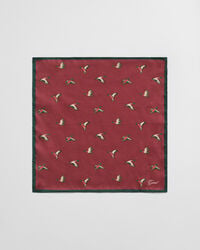 pañuelo de bolsillo con estampado de pato - plumped red