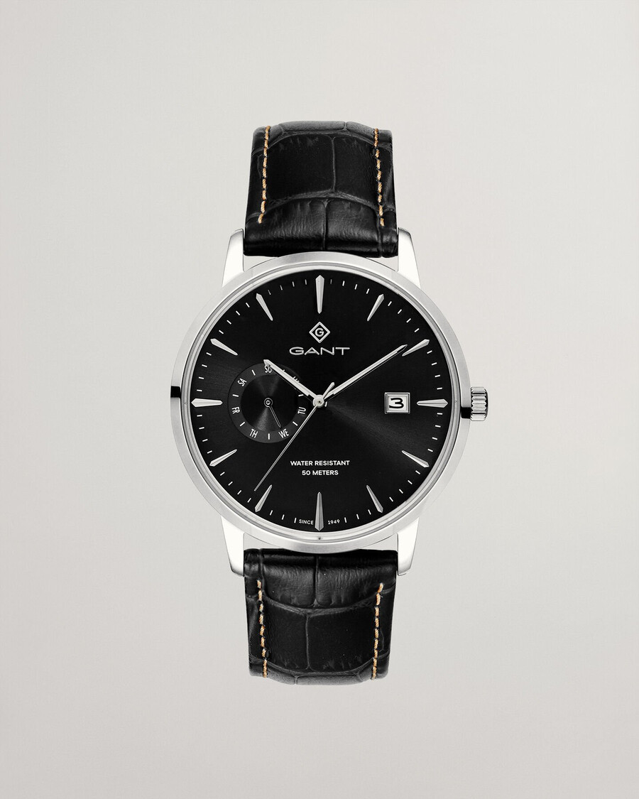 reloj de pulsera east hill - negro