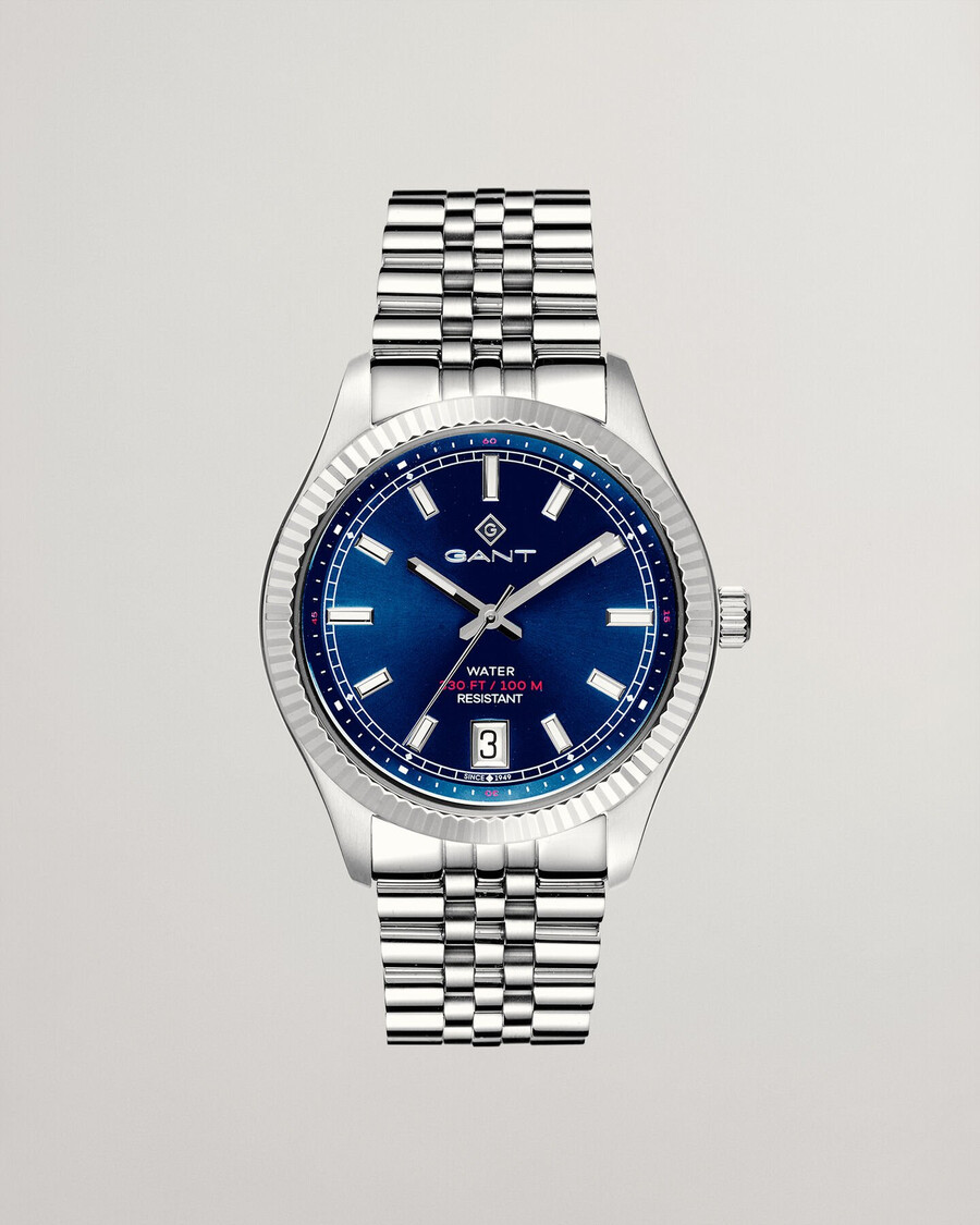 reloj de pulsera sussex 44 - azul universitario