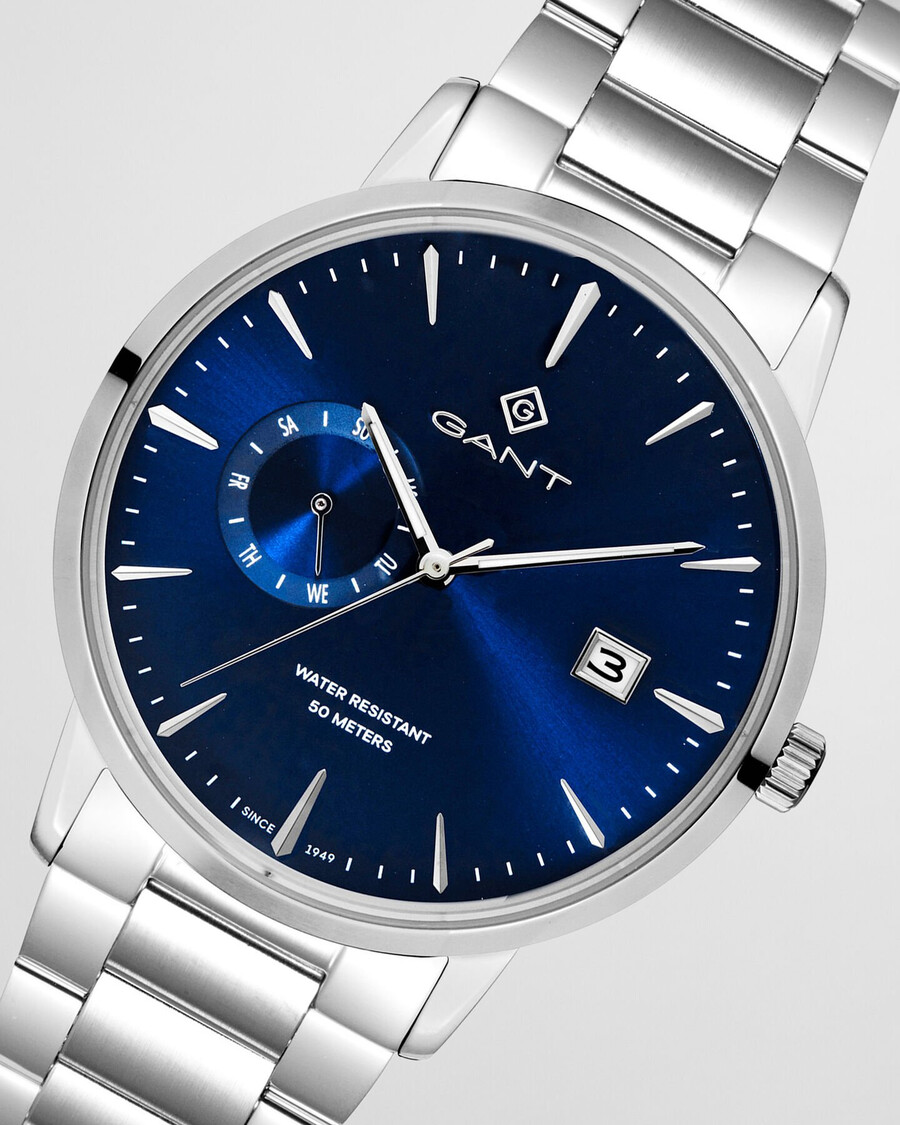 reloj east hill - azul clásico