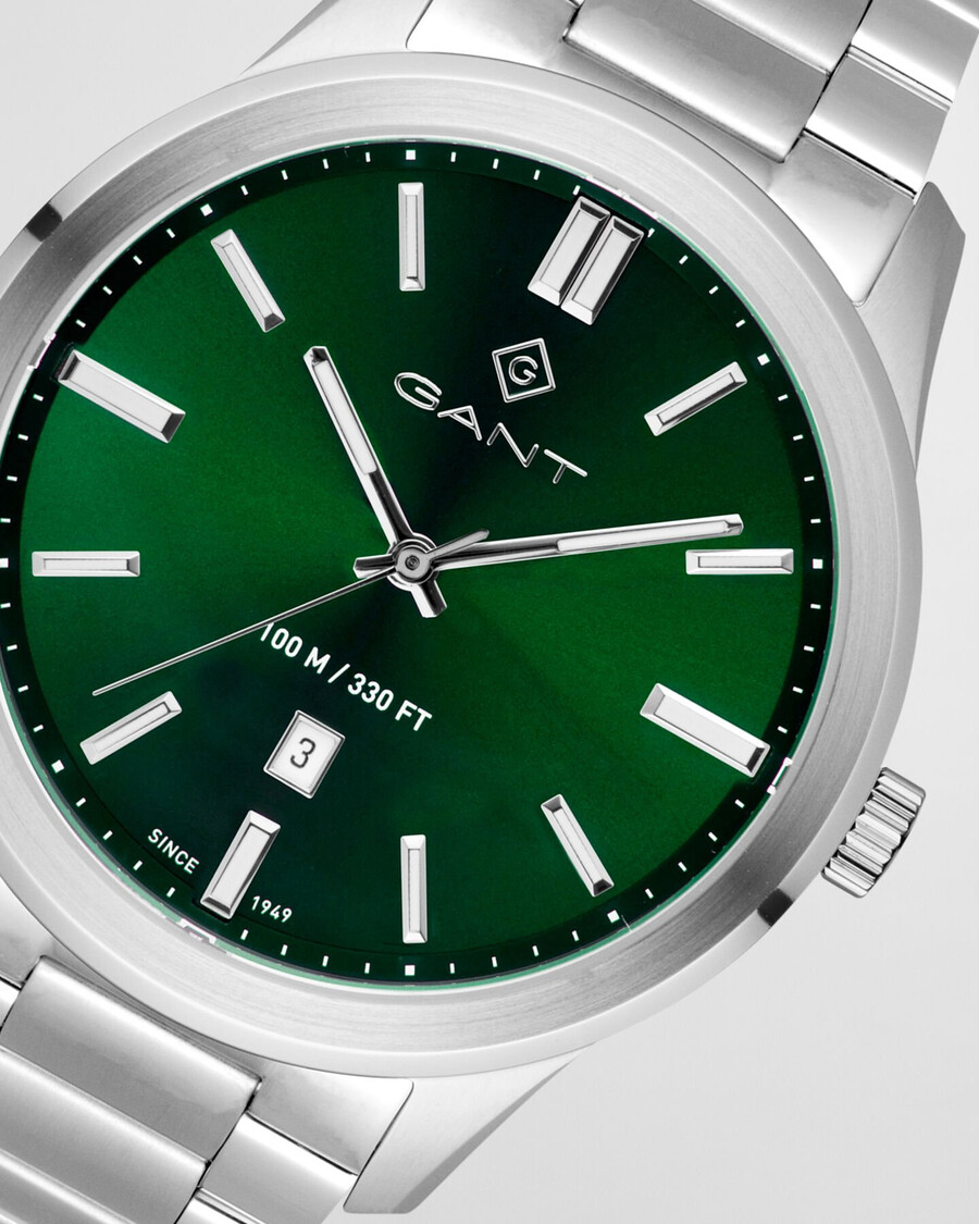 reloj bridgeton - verde tartán