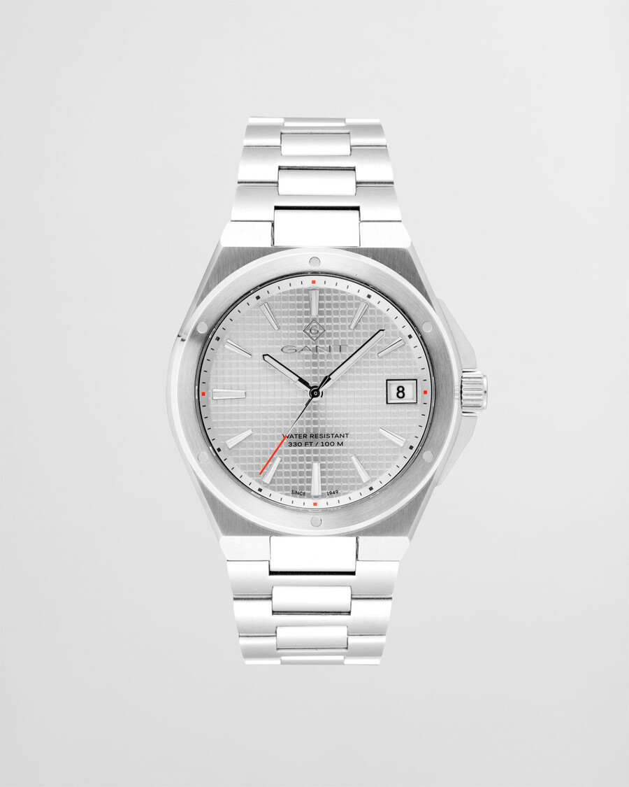 reloj marshfield - plata