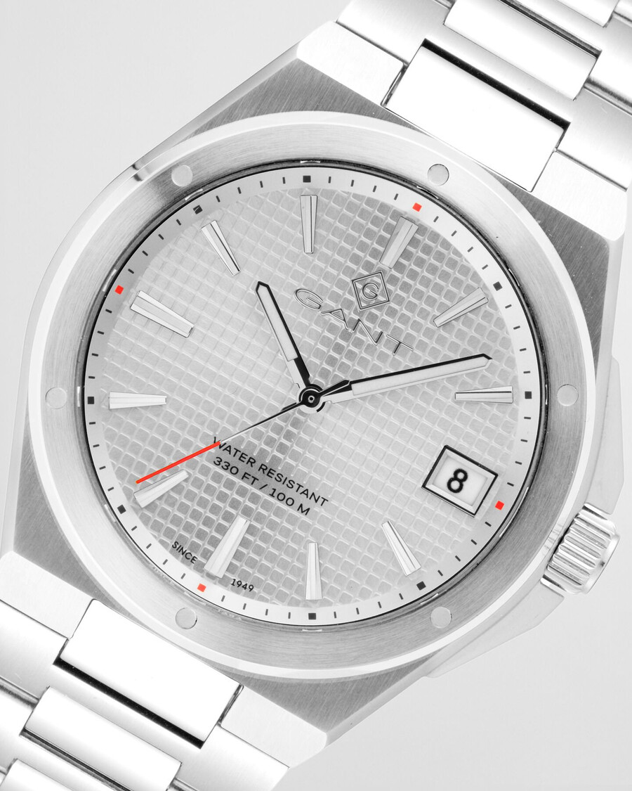 reloj marshfield - plata