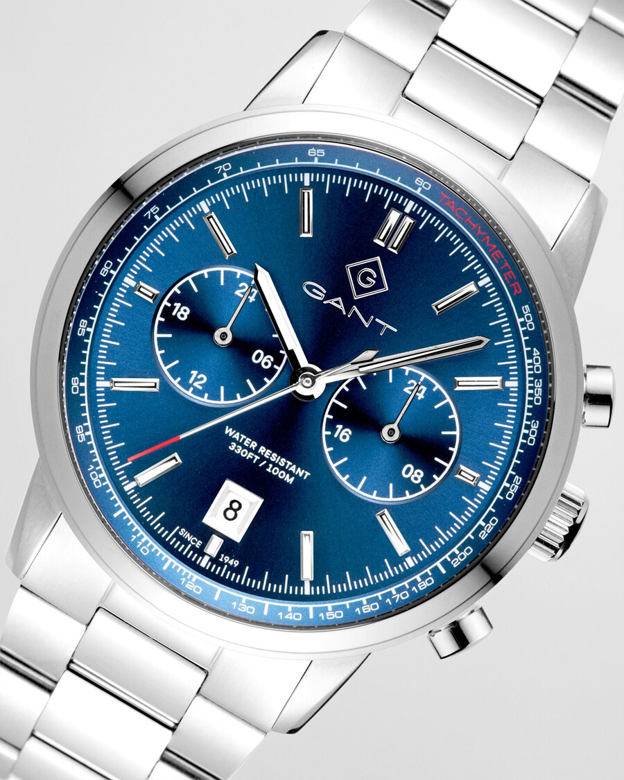 reloj bergamo - azul clásico