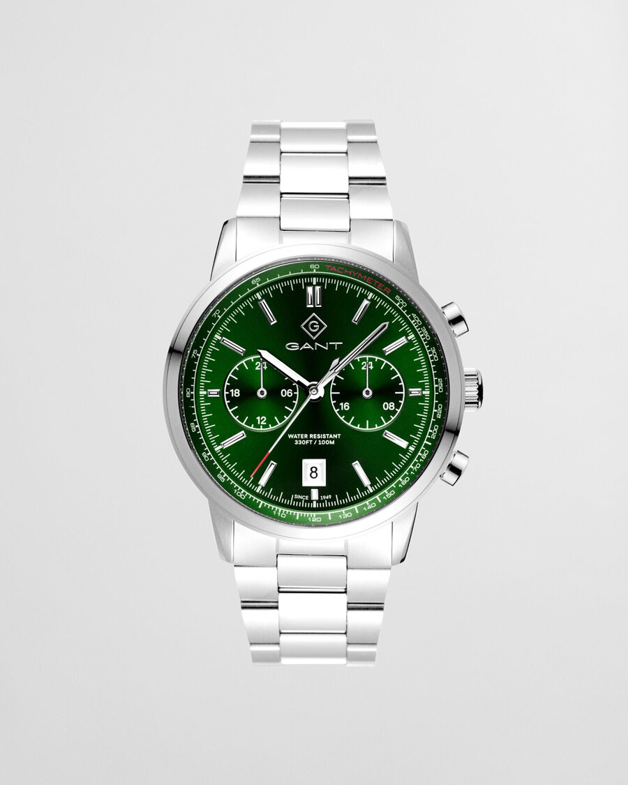 reloj bergamo - verde bosque