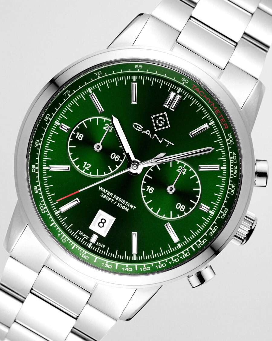 reloj bergamo - verde bosque