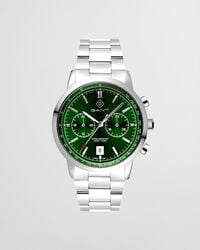 reloj bergamo - verde bosque