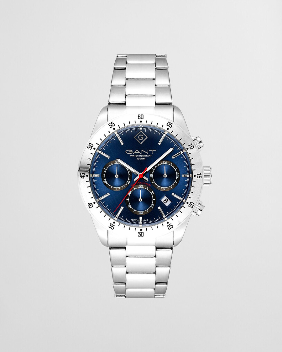 reloj greenfield - azul clásico