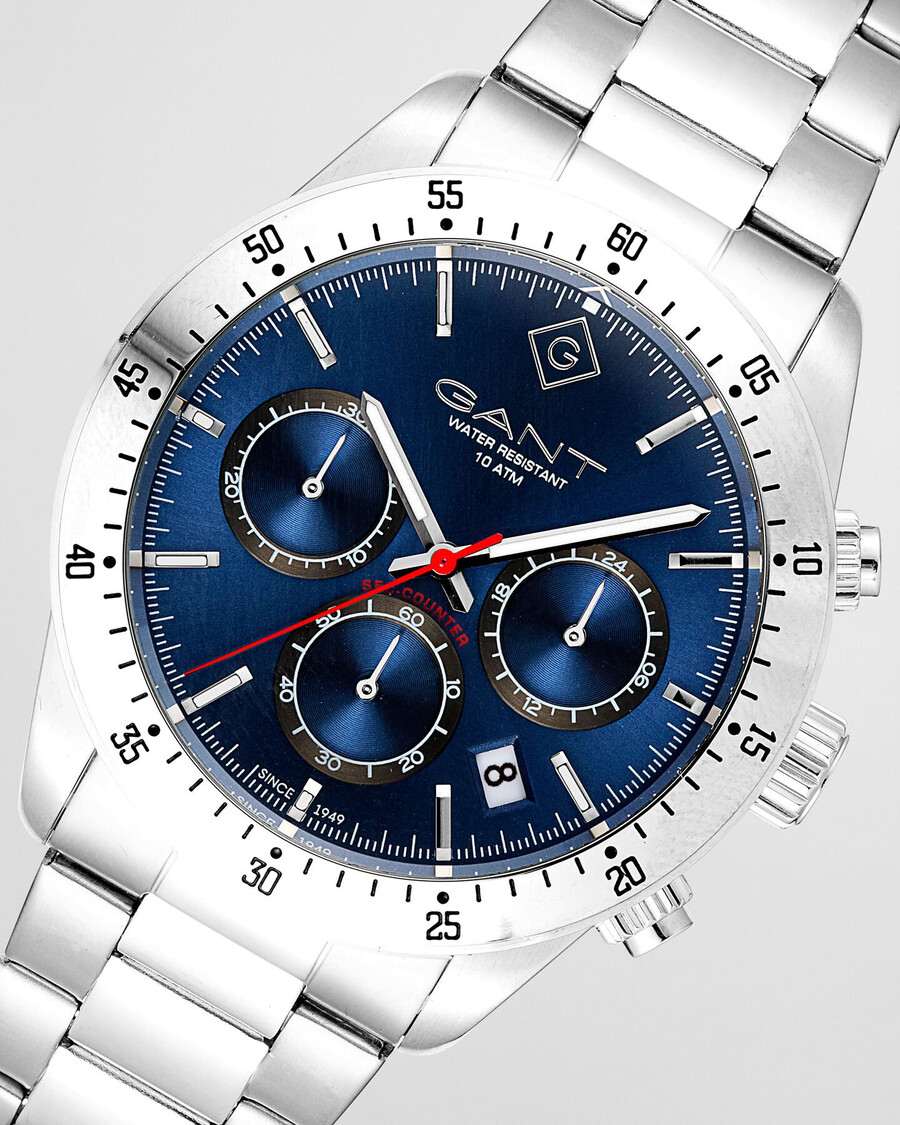 reloj greenfield - azul clásico