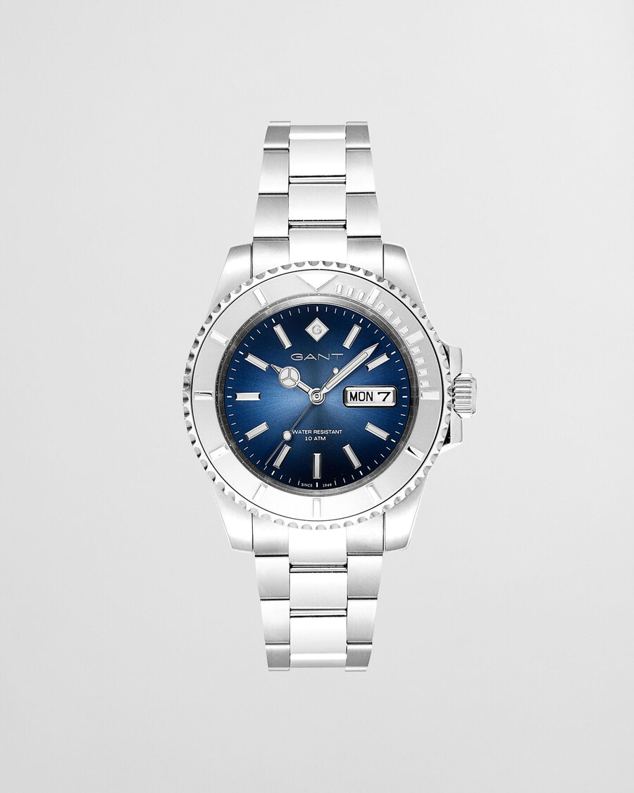 reloj watertown - azul clásico