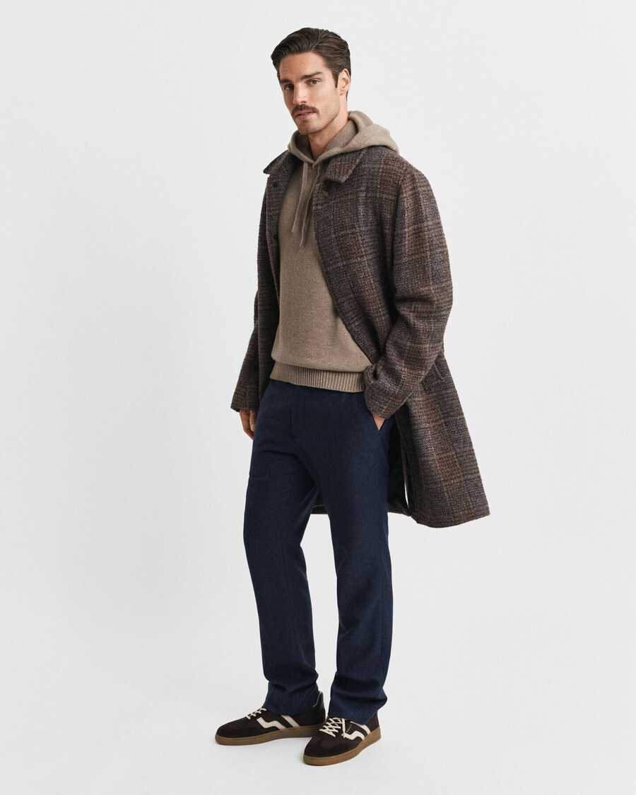 sudadera con capucha de mezcla de cachemira - dk sand melange