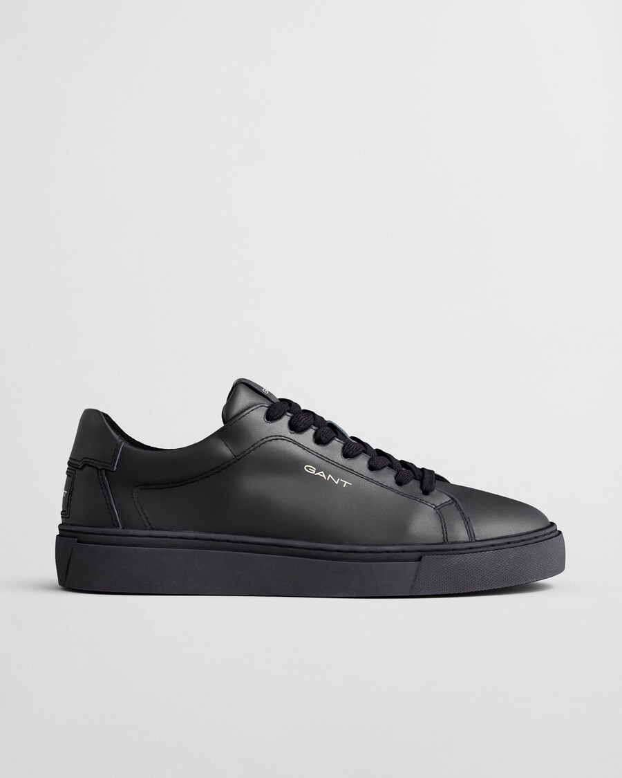 zapatillas de cuero mcjulien - negro