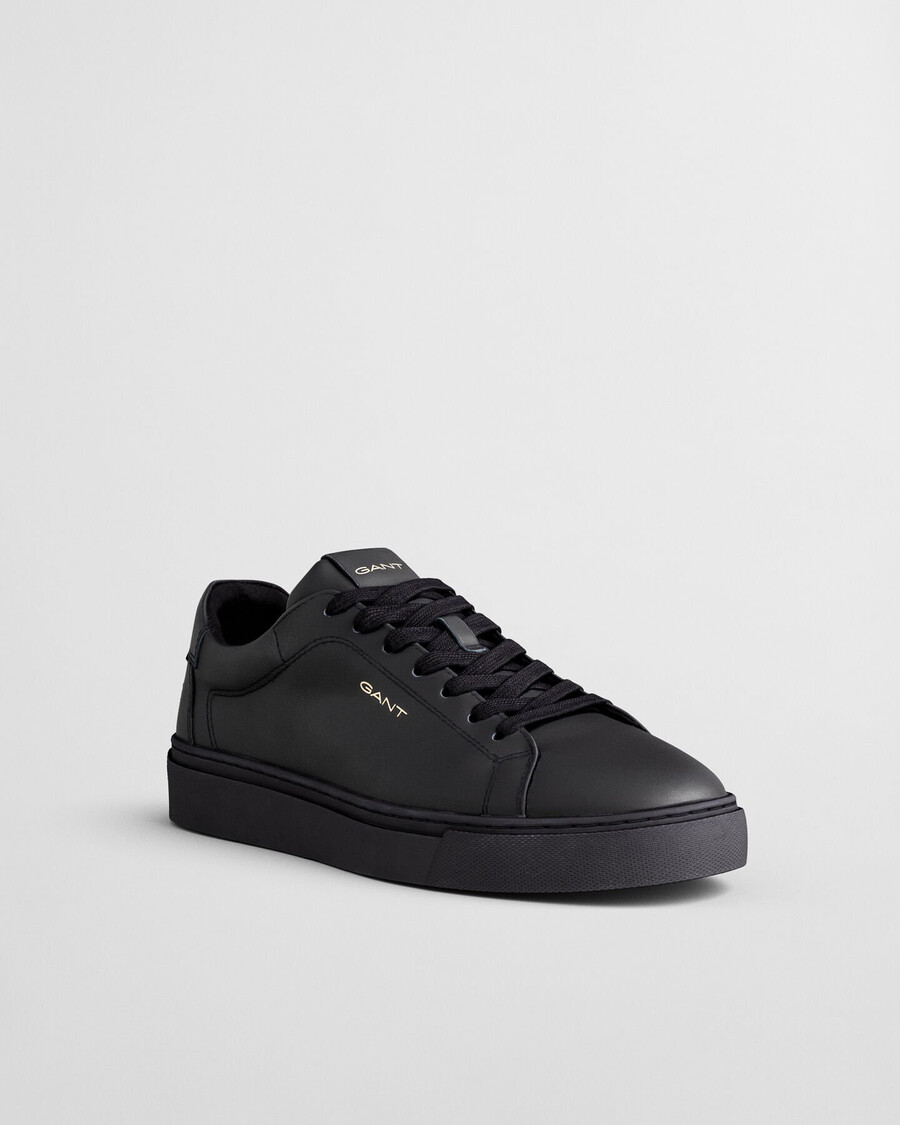 zapatillas de cuero mcjulien - negro