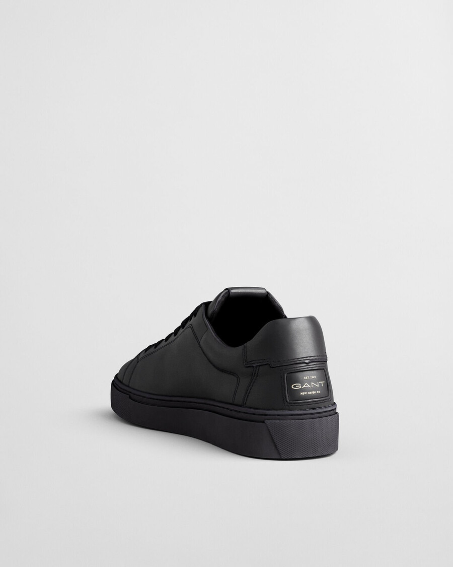 zapatillas de cuero mcjulien - negro