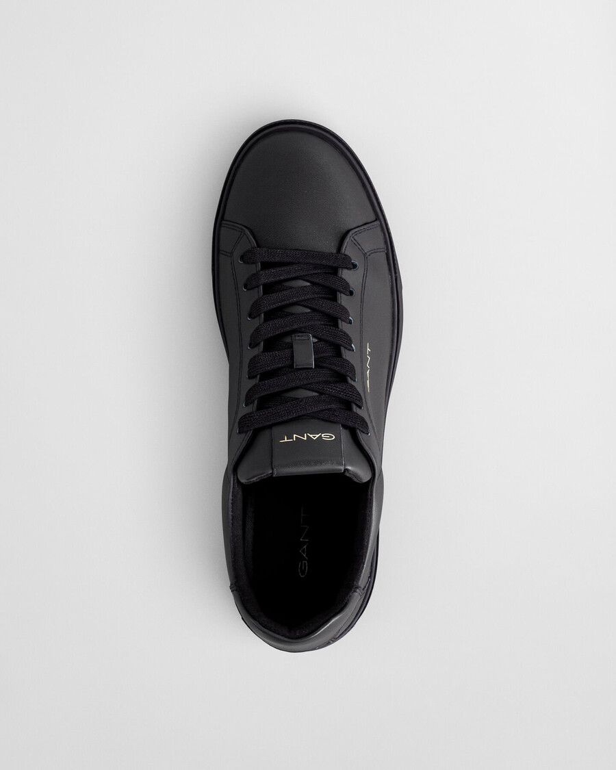 zapatillas de cuero mcjulien - negro