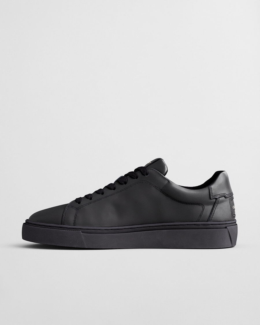 zapatillas de cuero mcjulien - negro