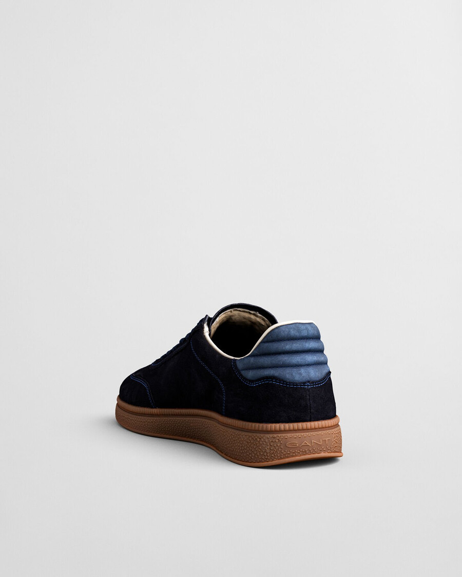 zapatillas cuzmo suede - azul marino