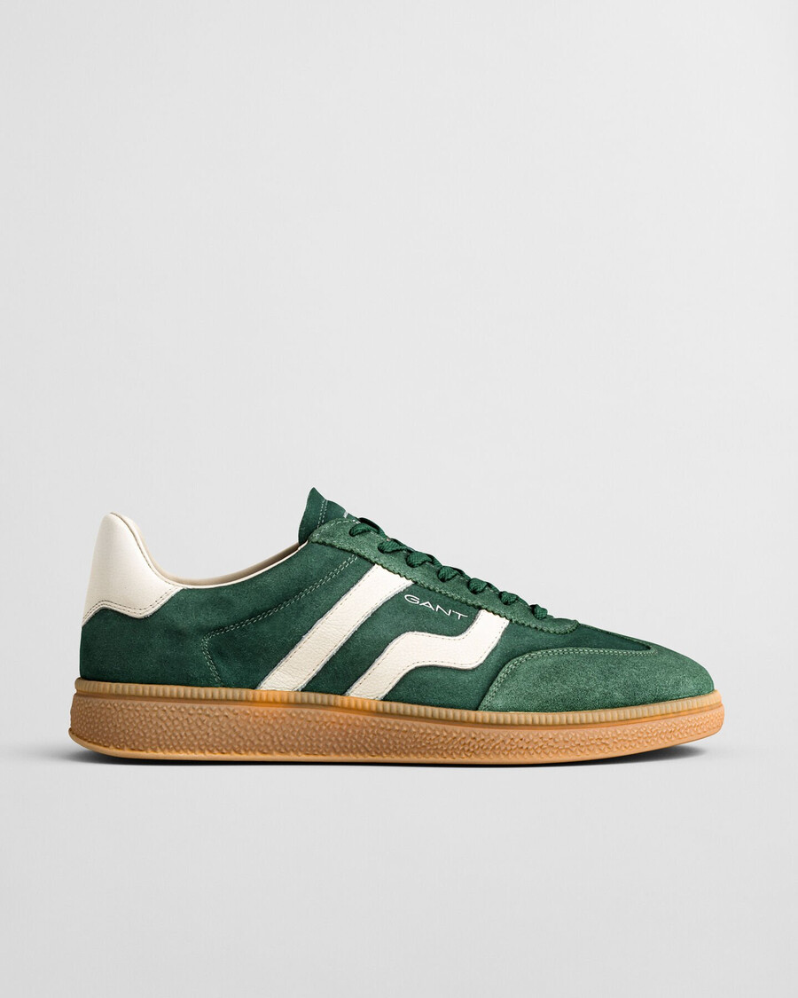 zapatillas cuzmo suede - verde pino