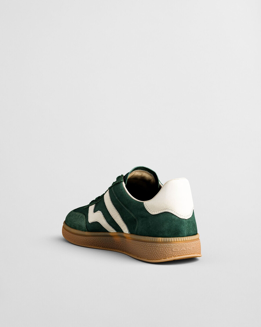 zapatillas cuzmo suede - verde pino