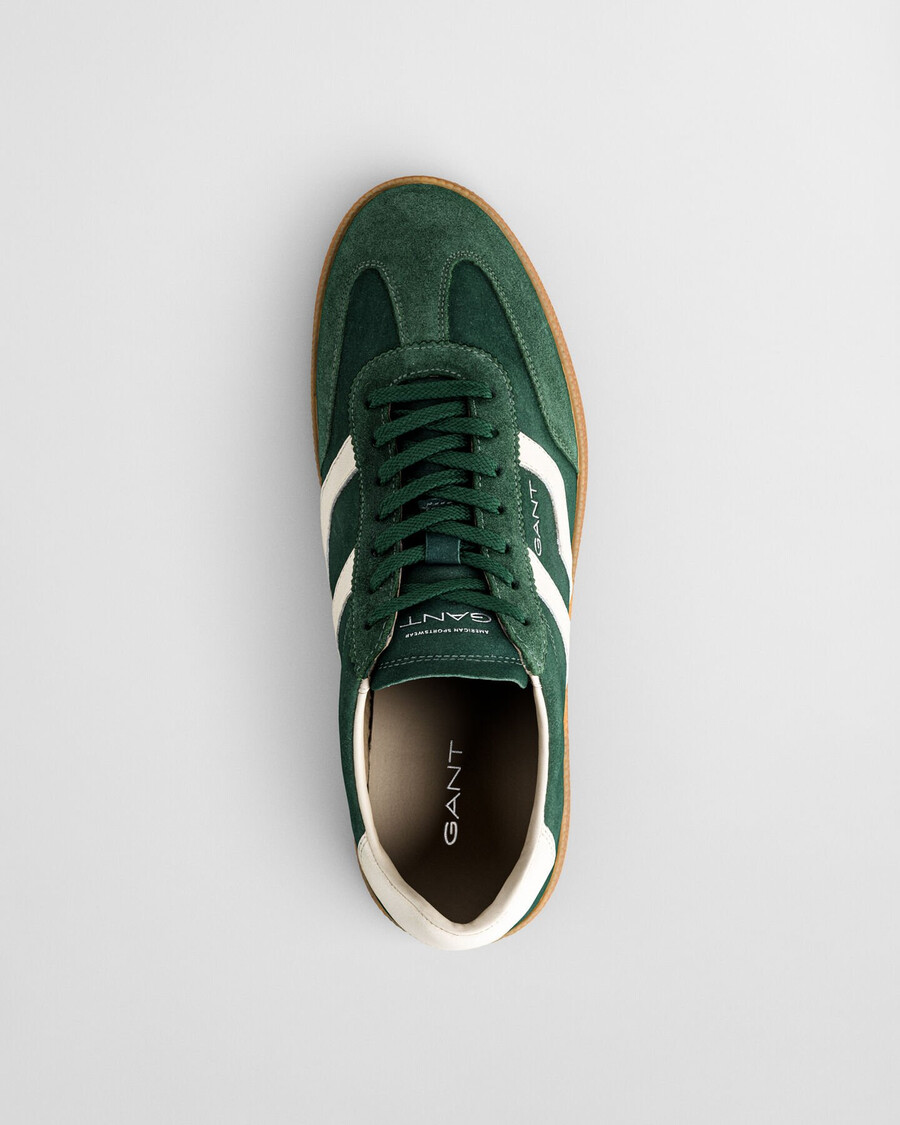 zapatillas cuzmo suede - verde pino
