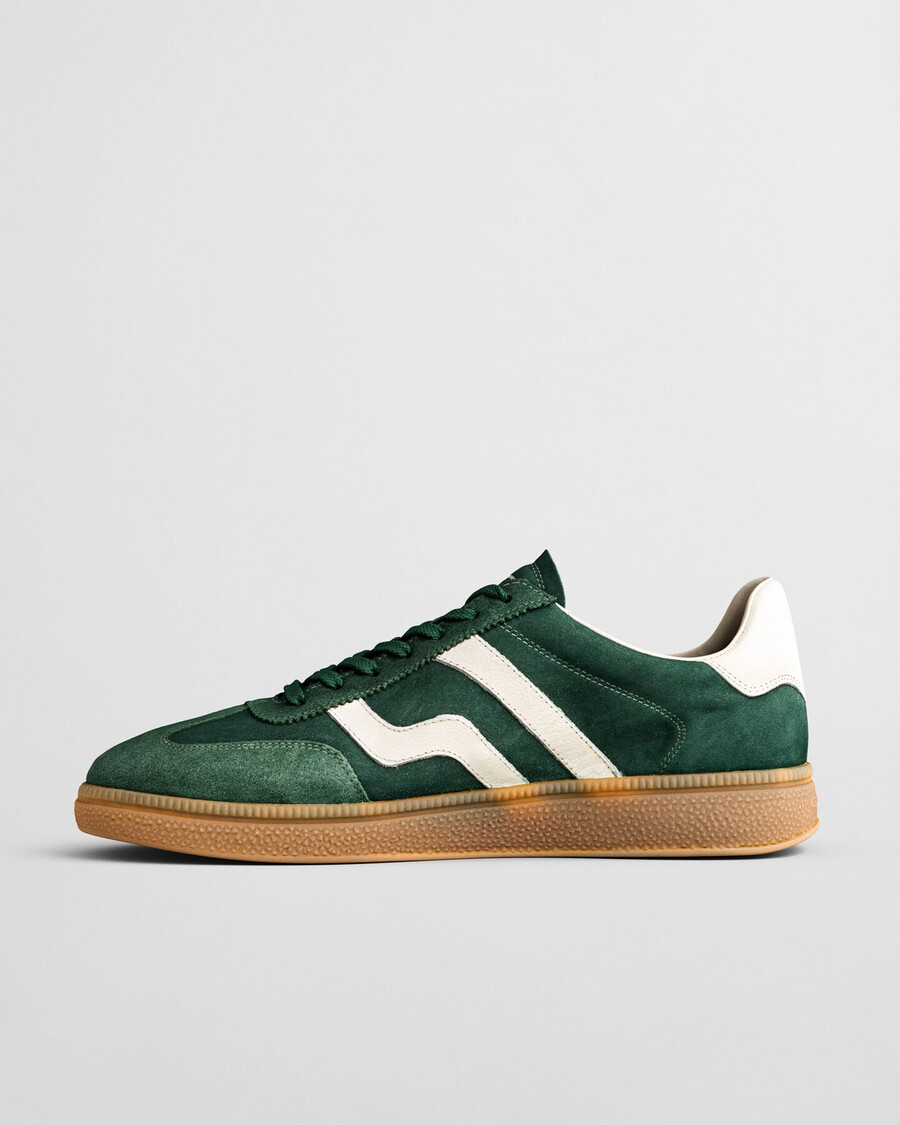 zapatillas cuzmo suede - verde pino