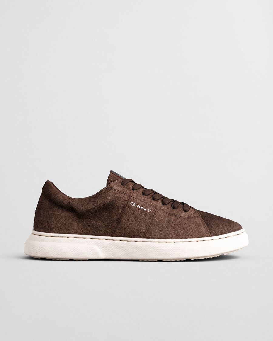 zapatillas joree de ante - marrón oscuro
