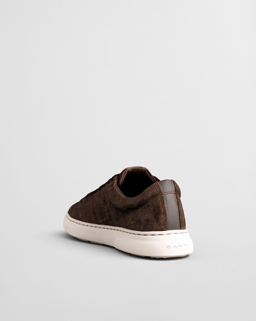zapatillas joree de ante - marrón oscuro
