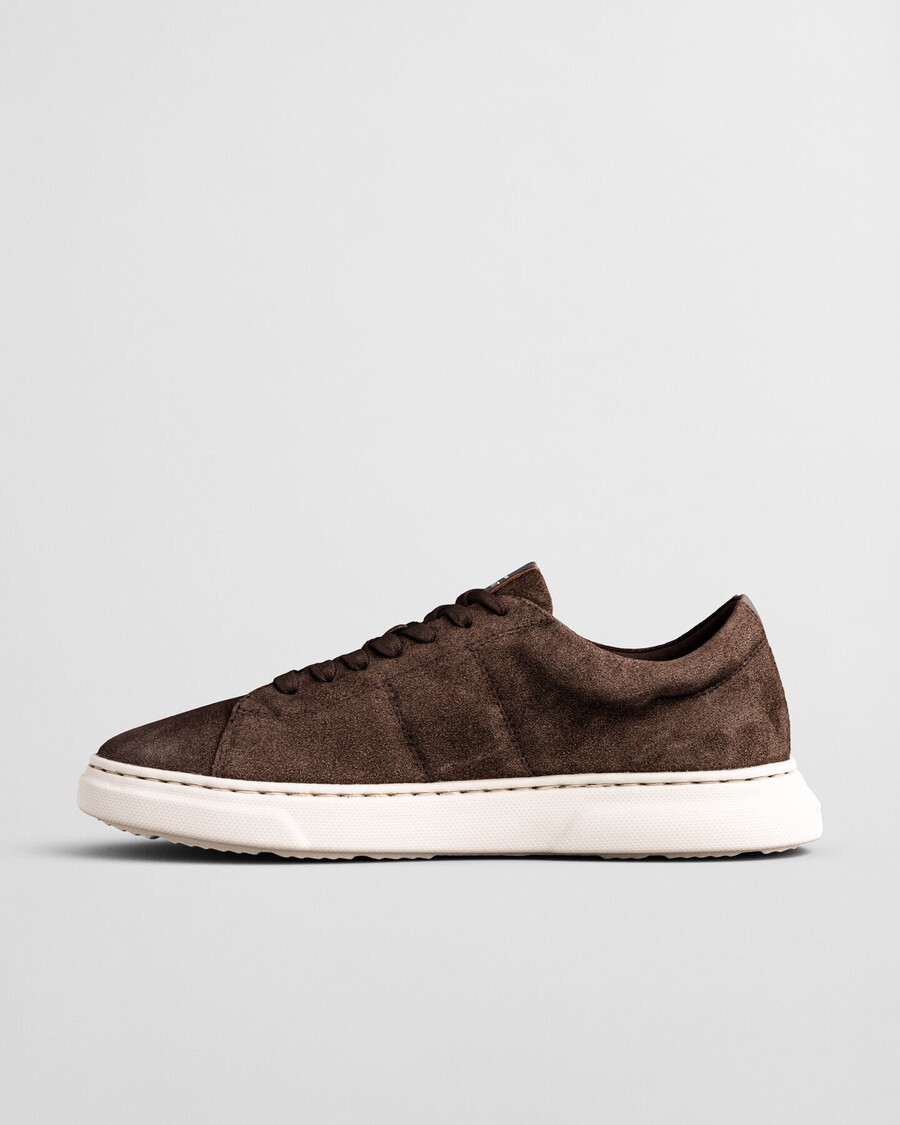 zapatillas joree de ante - marrón oscuro