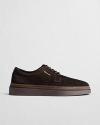 zapatillas kinzoon - marrón oscuro