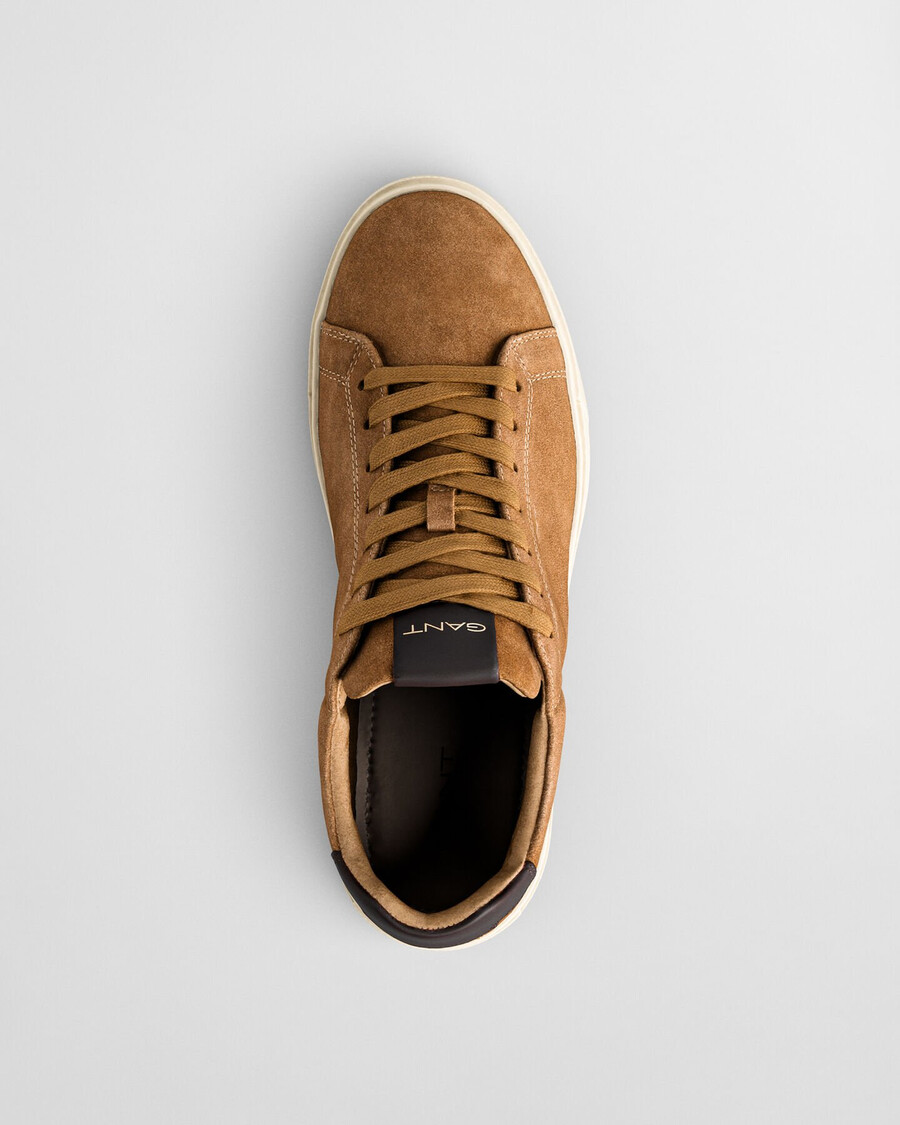 zapatillas de ante mcjulien - nogal tostado
