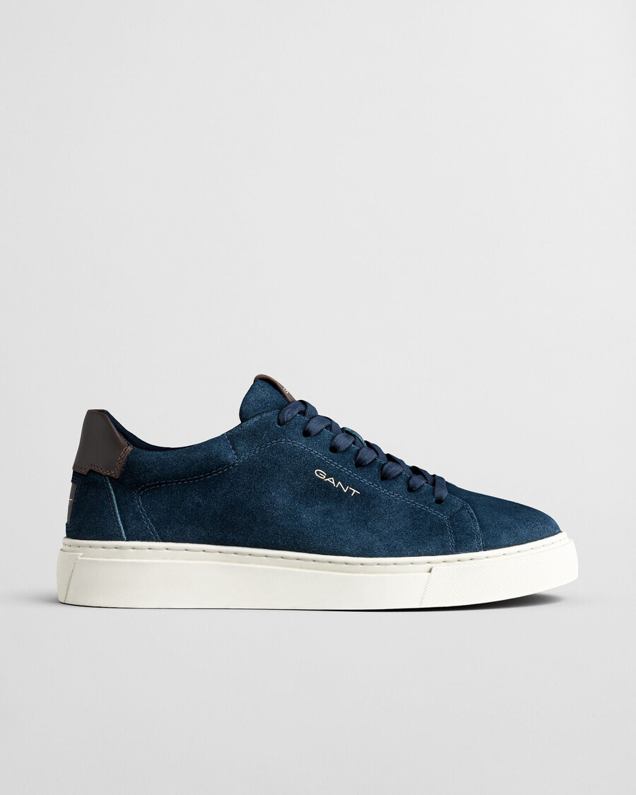 zapatillas de ante mcjulien - azul marino