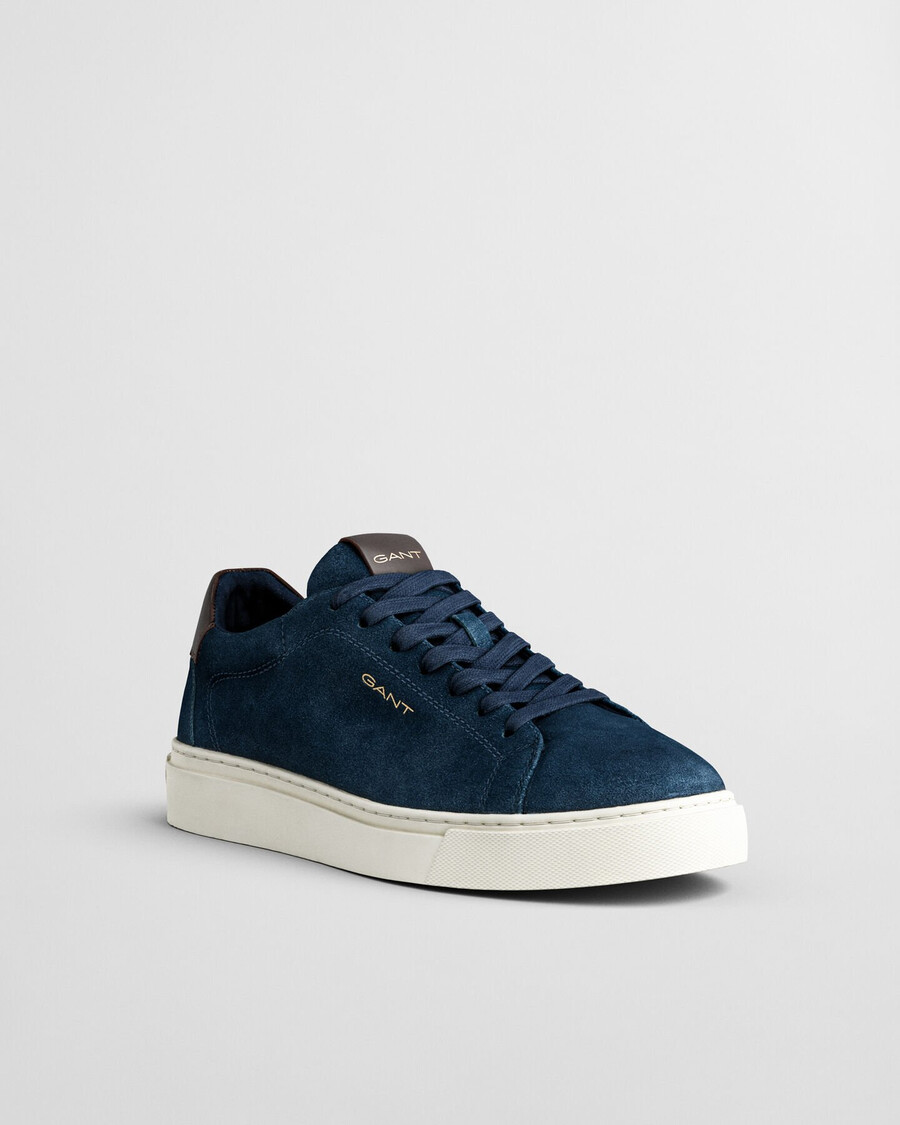 zapatillas de ante mcjulien - azul marino