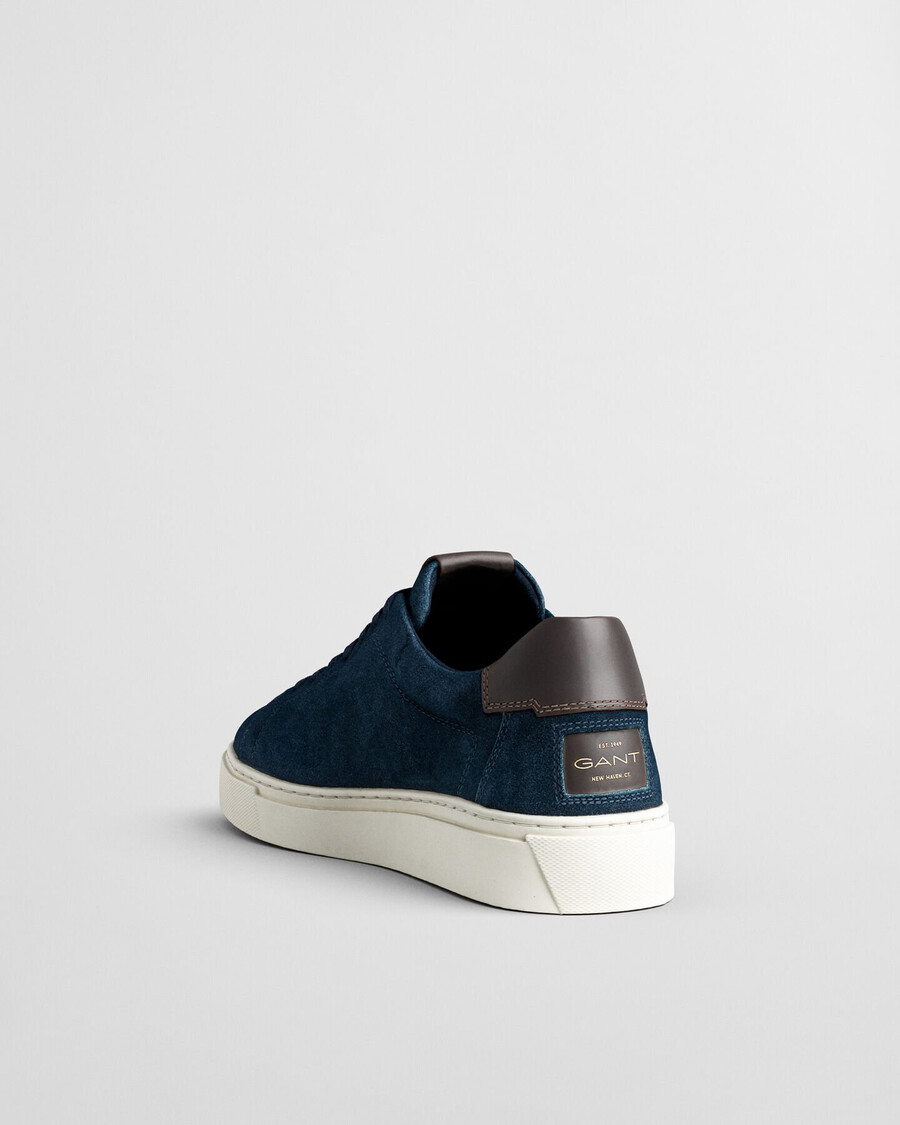 zapatillas de ante mcjulien - azul marino