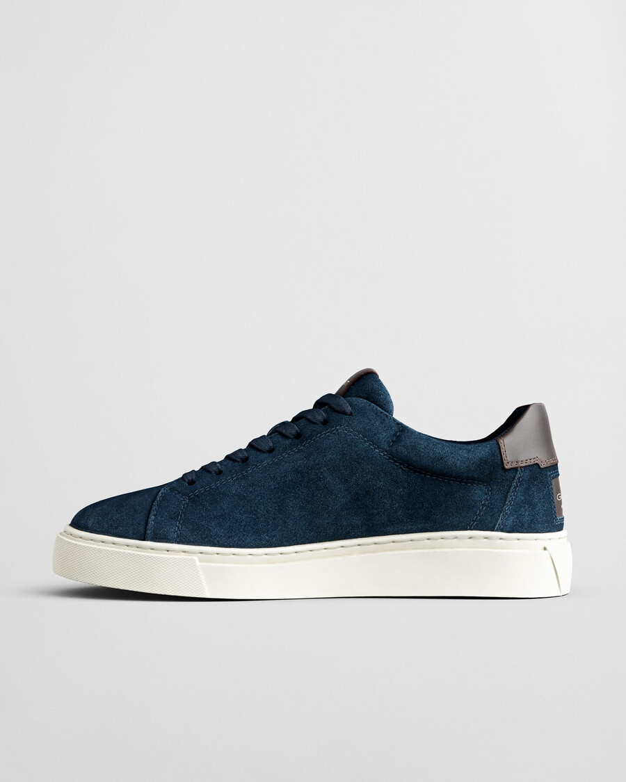 zapatillas de ante mcjulien - azul marino