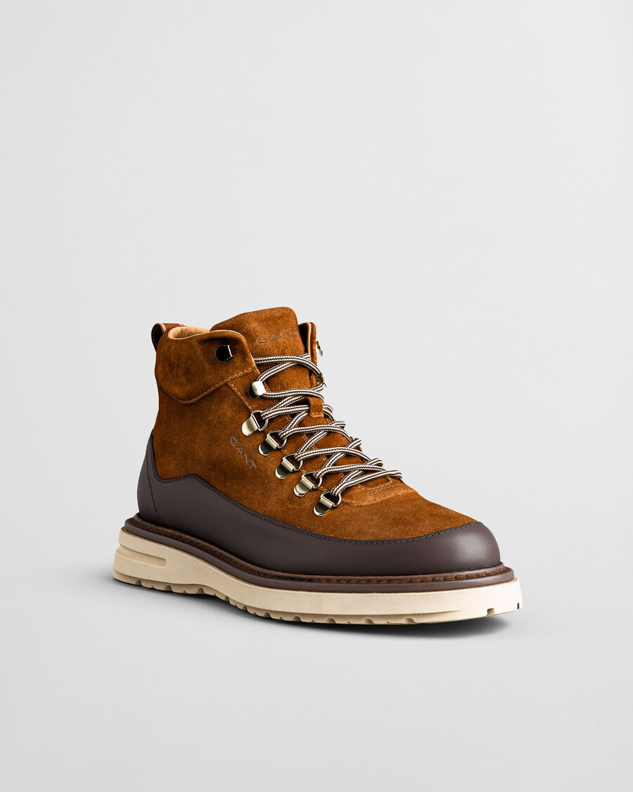 botas de ante hillprep mid - coñac