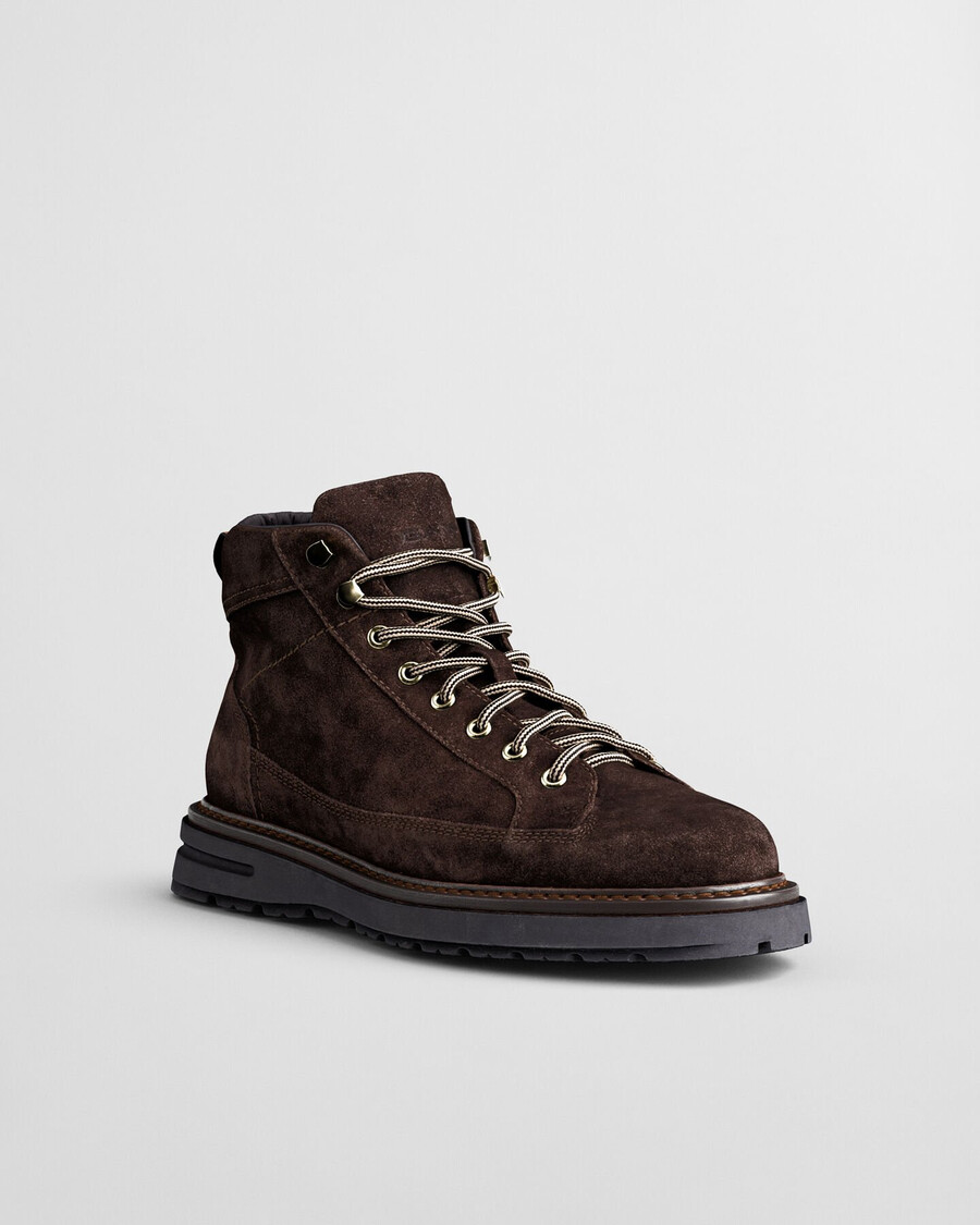 botas de ante hillprep mid - marrón oscuro
