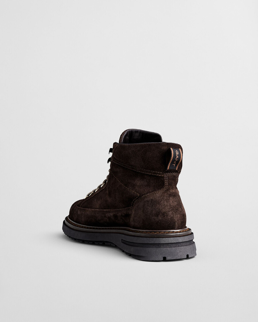 botas de ante hillprep mid - marrón oscuro