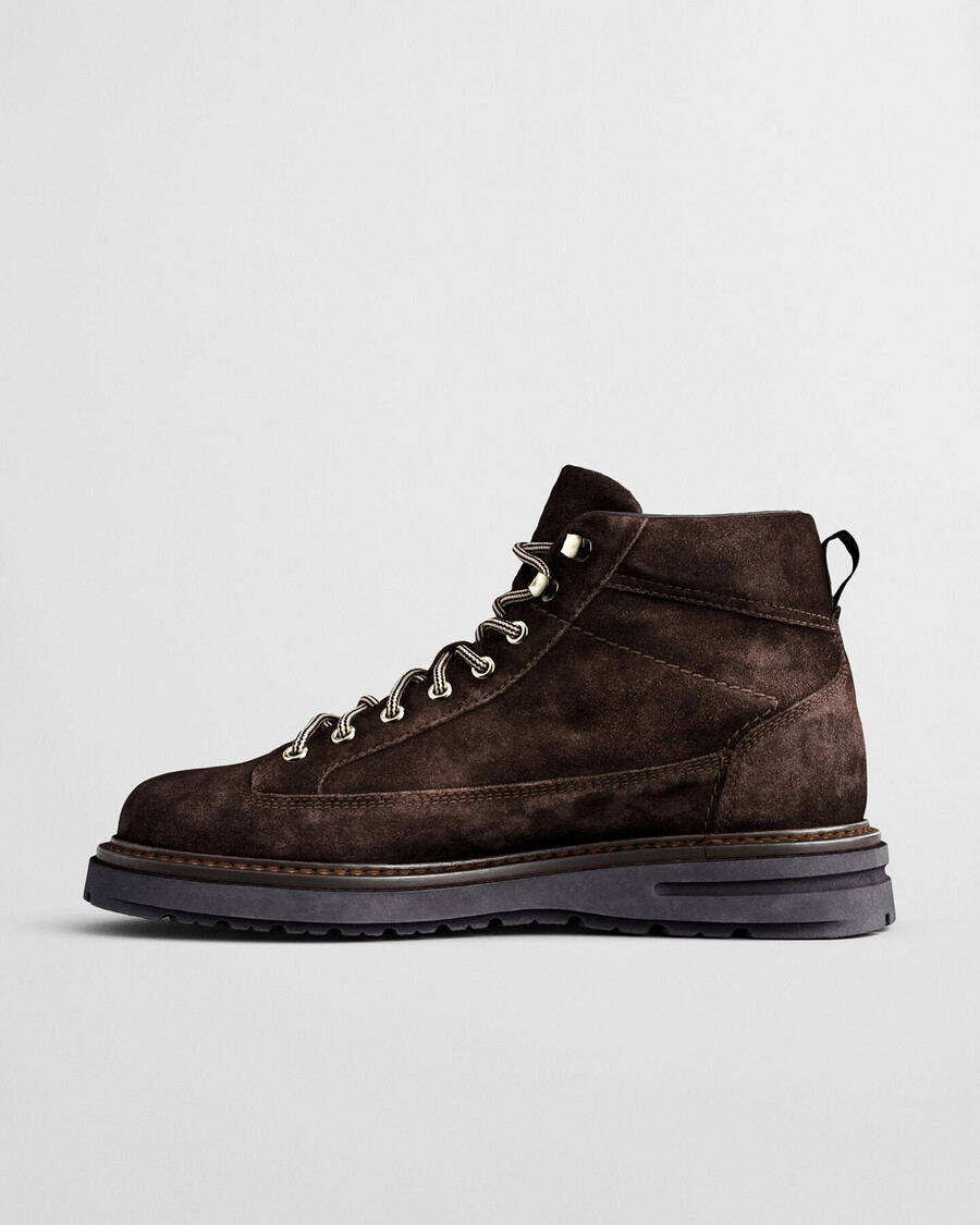 botas de ante hillprep mid - marrón oscuro