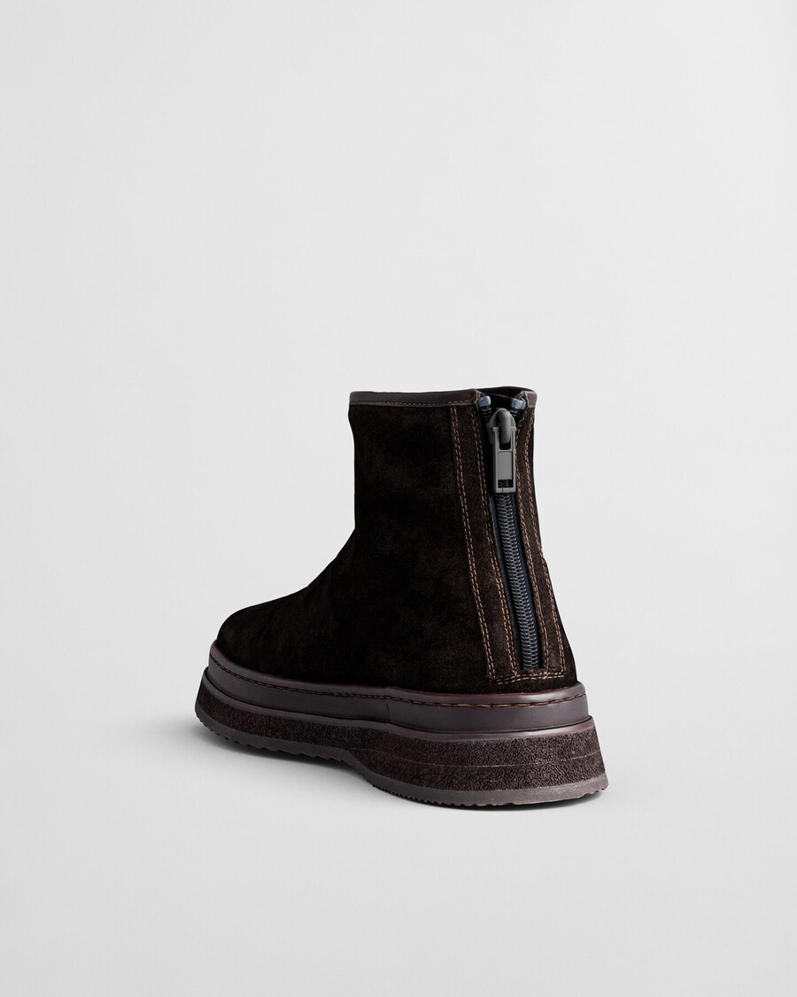 botas de ante blistown - marrón oscuro