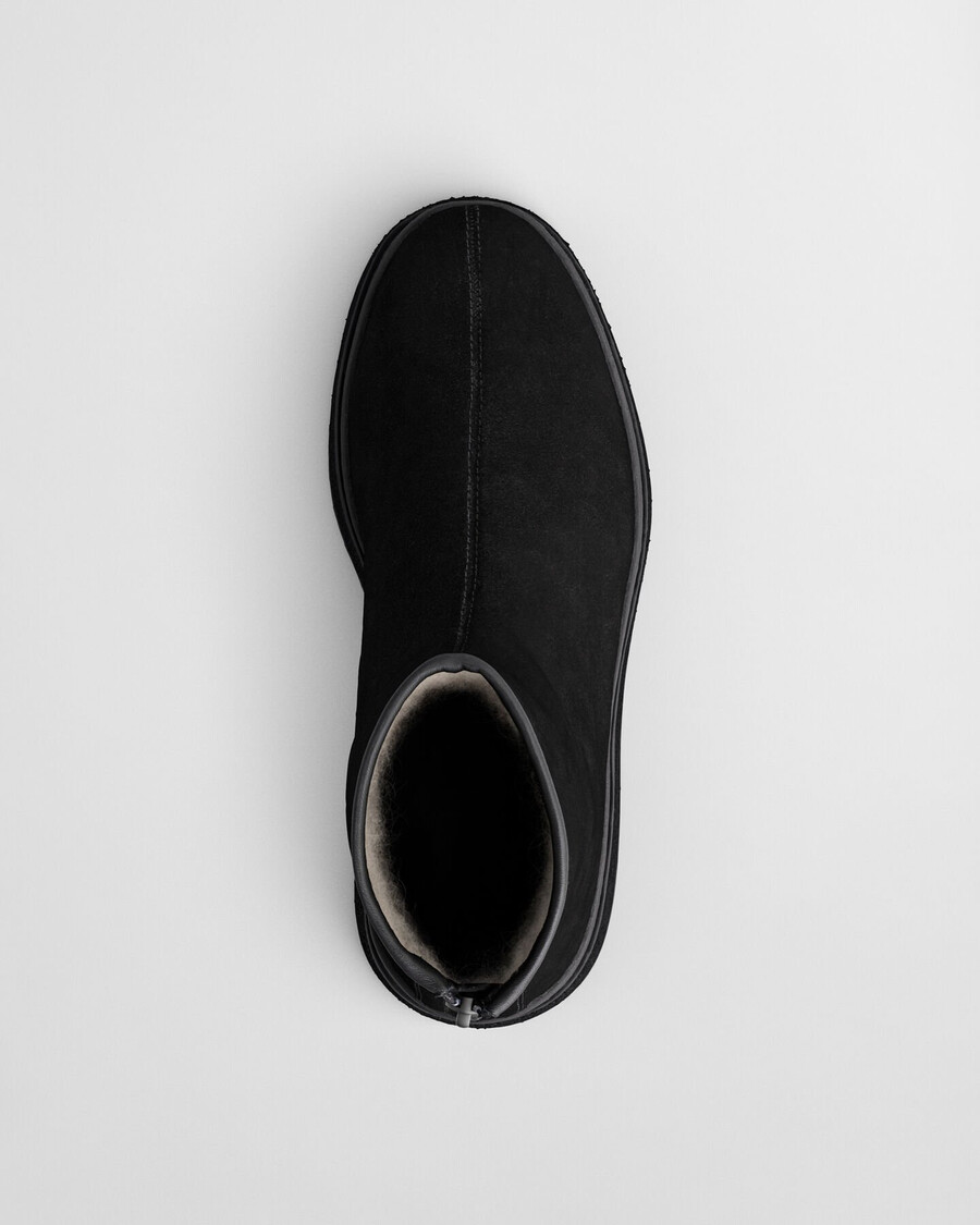 botas de ante blistown - negras
